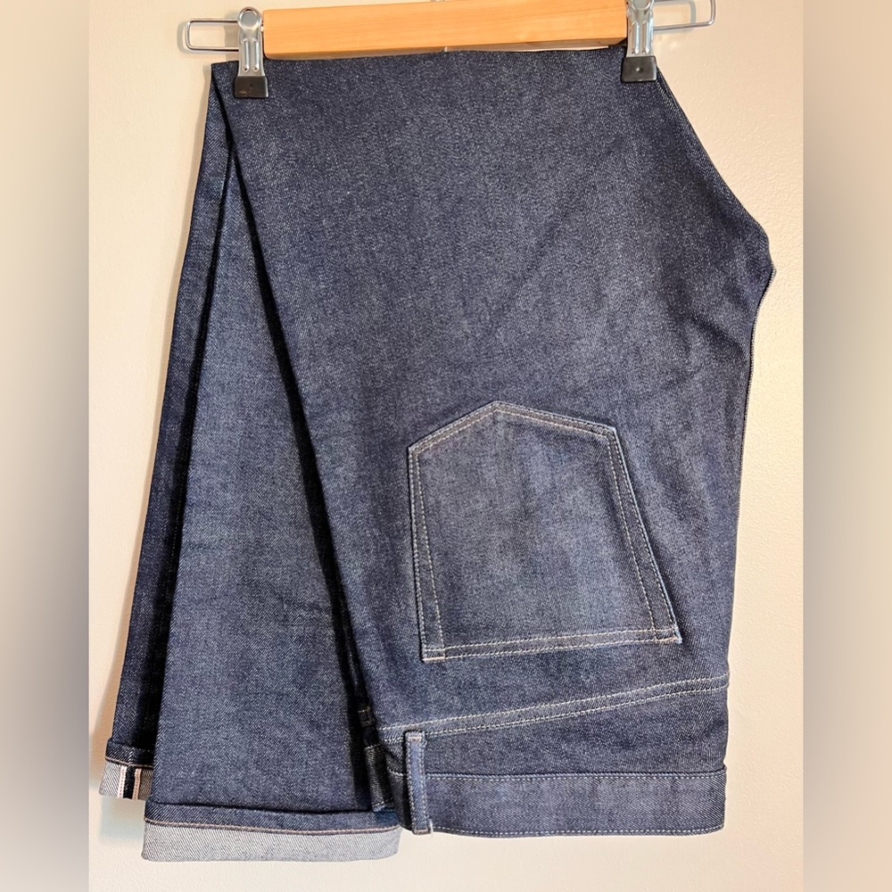 Uniqlo Selvedge Denim Slim Straight Jeans // 35x32